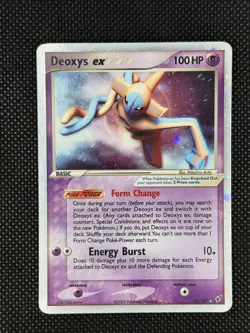 Pokemon TCG Deoxys EX Holo Rare Card Normal Forme 97/107 Vintage 2005 - NM- - Image 2