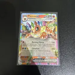 Pokemon TCG Card S&V - Prismatic Evolutions Flareon EX - 014/131 Double Rare - Image 1