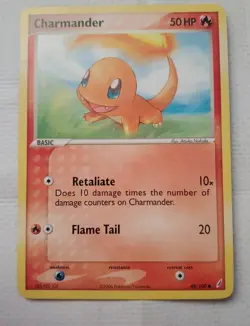 Charmander 048/100 - Crystal Guardians - Regular Common - Pokemon Card TCG - LP - Image 1