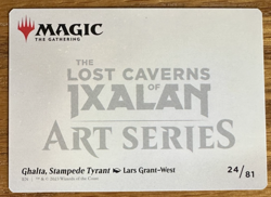 MTG Lost Caverns Of Ixalan Art Card, Ghalta, Stampede Tyrant 24/81 - Image 2