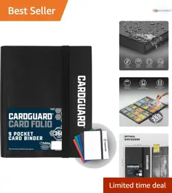 Trading Card Binder Plastic 9 Pocket Side-Loading Album Storage for Pokemon - Image 1