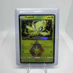 Celebi Prism Star 19/214 MP Lost Thunder Rare Holo Foil Pokemon TCG Set Card - Image 1