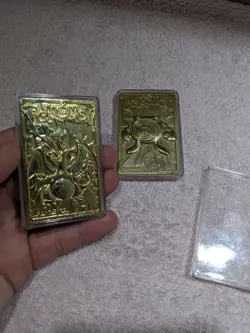 Burger King 23kt Gold Plate Pokemon Metal Card - Charizard W/ Plastic Case - Image 1