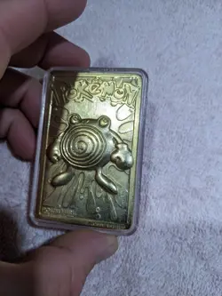Burger King 23kt Gold Plate Pokemon Metal Card - Charizard W/ Plastic Case - Image 5