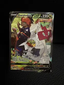 Pokemon Duraludon v Evolving Skies Card 198/203 + Booster Pack (opened) 🔥 - Image 3