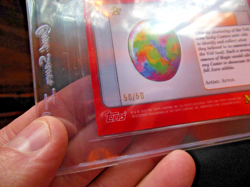 50/50 MetaZoo Topps Chrome Chaos Crystal Gold Refractor Card Bookend - Image 3