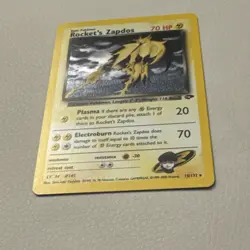 Rockets Zapdos Gym Challenge Holo Card 15/132 Pokemon TCG Vintage - Image 5