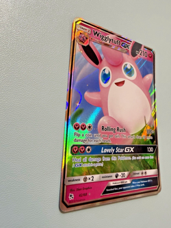 Wigglytuff GX Holo Full Art 42/68 Pokemon Card Hidden Fates Illustration Rare - Image 2