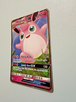 Wigglytuff GX Holo Full Art 42/68 Pokemon Card Hidden Fates Illustration Rare - Image 3