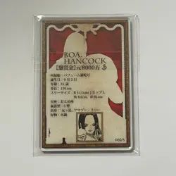 PREORDER Boa Hancock Japanese One Piece Acrylic Status Collection Card - Image 2