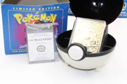 Pokemon 23K Gold Plated Trading Cards Limited Edition 1999 Burger King Set READ - Image 5