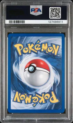Pokemon PSA 8 NM-MINT 2001 Houndoom 1st Edition Neo Discovery Holo Card Swirl - Image 2