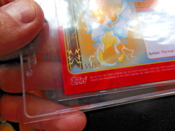 50/50 MetaZoo Topps Chrome Quetzalcoatlus Gold Refractor Card Bookend - Image 3