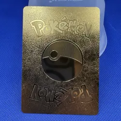 Pokemon Pikachu Brilliant Deduction 90HP Gold Foil Card Fan Art 076/073 - Image 2