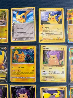 Holo, Reverse Pokemon Card Lot Pikachu Promo SM86, 79/110, 43/95, 005/025 LP/MP - Image 3