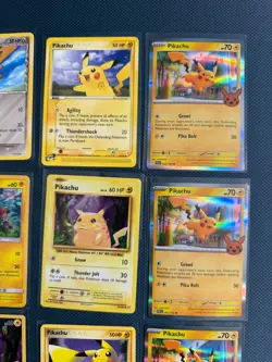 Holo, Reverse Pokemon Card Lot Pikachu Promo SM86, 79/110, 43/95, 005/025 LP/MP - Image 4