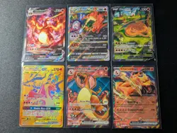 Pokemon 6 Card Charizard Lot: 3 Promos, Playing Mat, & Sleeves From UPC + 3 More - Image 1