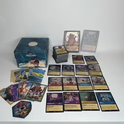 Lorcana Azurite Sea (No Packs) Counter Dice Dividers and 189 Cards Lot - 14 Foil - Image 1