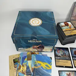 Lorcana Azurite Sea (No Packs) Counter Dice Dividers and 189 Cards Lot - 14 Foil - Image 3