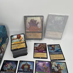 Lorcana Azurite Sea (No Packs) Counter Dice Dividers and 189 Cards Lot - 14 Foil - Image 4