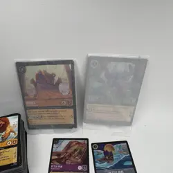 Lorcana Azurite Sea (No Packs) Counter Dice Dividers and 189 Cards Lot - 14 Foil - Image 5