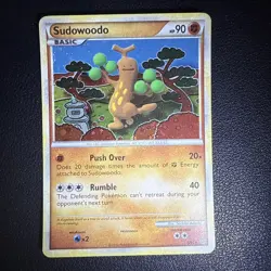 Pokemon Sudowoodo Unleashed Holo Rare Card 9/95 Cosmos - Image 1