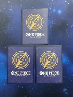 ONE OF EACH One Piece OP13 3rd Anniversary Promos Cards Set Luffy, Ace and Sabo - Image 2