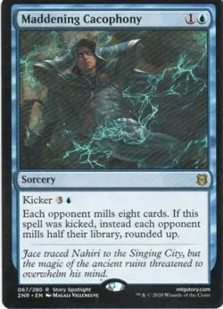 MTG: Zendikar Rising: Maddening Cacophony: Lightly Played Condition - Image 1
