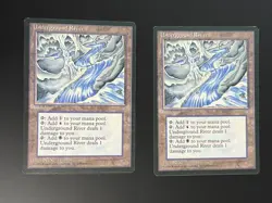 MTG - Underground River - Ice Age - 2x NM (Magic: The Gathering) - Image 1