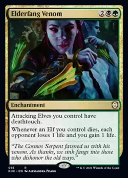 Elderfang Venom Kaldheim Commander NM MTG - Image 1