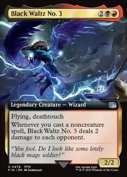 Black Waltz No. 3 - Extended Art FIN NM MTG - Image 1