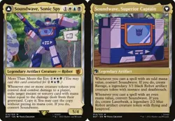 Soundwave, Sonic Spy // Soundwave, Superio The Brother's War Transformers NM MTG - Image 1