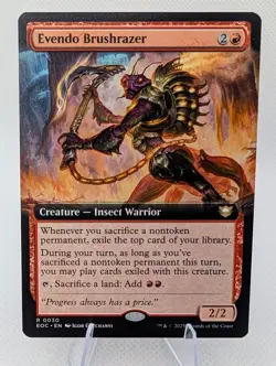 Evendo Brushrazer (Extended Art) Commander: Edge of Eternities Regular - Image 1