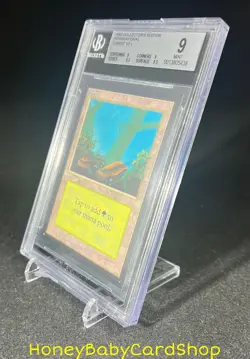 MTG International Edition (IE) 1993 Forest (A) BGS 9.0 MINT Old School 93/94 - Image 3