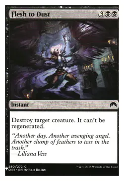 Flesh to Dust Magic Origins MTG - NM+ Mythic Relics - Image 1