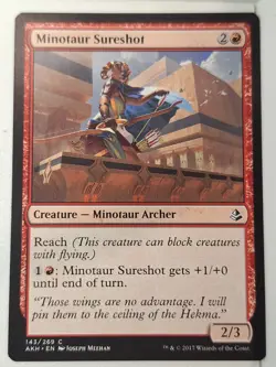Minotaur Sureshot - Amonkhet - Magic the Gathering MTG Nice! - Image 1