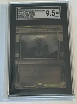 MTG FOIL Avatar of Woe - Masterpiece Series: Amonkhet Invocations #38 SGC 9.5 - Image 1