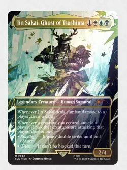 Jin Sakai, Magic The Gathering - Secret Lair x Playstation Ghost of Tsushima FOI - Image 2