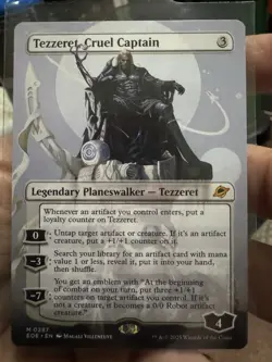 Tezzeret, Cruel Captain (Borderless) Edge of Eternities Regular - Image 1