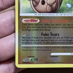 Bonsly - 71/130 - Common - Reverse Holo - Diamond and Pearl #71/130 Pokemon TCG - Image 5