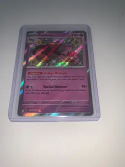 Pokemon TCG Tinkaton Scarlet & Violet: Paldean Fates 167/091 Holo Shiny Rare - Image 2