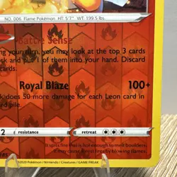 Charizard 25 / 185 Pokemon Vivid Voltage 2020 Near Mint Reverse Holo Rare - Image 4