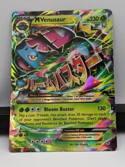 TCG Pokemon Generations M Venusaur EX 2/83 Mega Ultra Rare 2016: LP Ungraded - Image 3