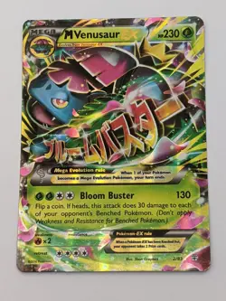 TCG Pokemon Generations M Venusaur EX 2/83 Mega Ultra Rare 2016: LP Ungraded - Image 4