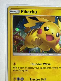 Pikachu SM76 Black Star Promo Cosmos Holo Pokemon Shining Legends - Image 2