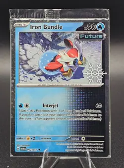 Pokemon TCG Iron Bundle 062/167 Holiday Calendar Cosmo Holo Sealed 🤖 - Image 1