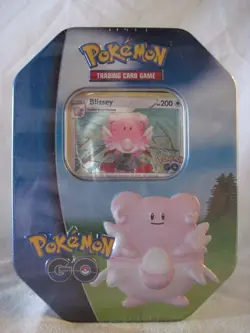 Pokemon TCG Pokemon GO BLISSEY Tin New & Factory Sealed! - Image 1