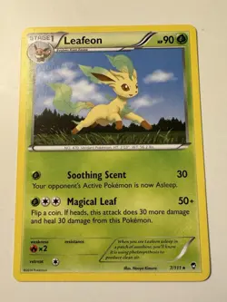 Leafeon 7/111 - Pokemon XY Furious Fists - Regular - NM - Image 1