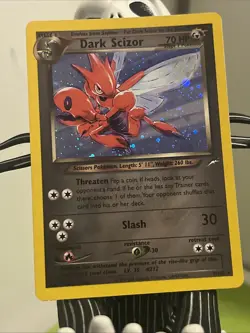 Pokemon TCG Neo Destiny Dark Scizor 9/105 Holo Rare Vintage - Image 5