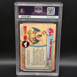 Topps 1999 Charizard Pokemon TV Rainbow Foil PSA 6 EX-MT - Image 2